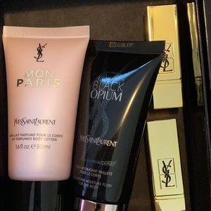 YSL Fragrance and mini lipstick set